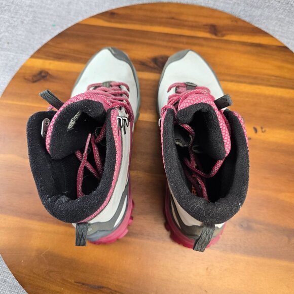 Merrell Womens Performance‎ Hiking Bootsgret red Size 7 Ash - Picture 12 of 15